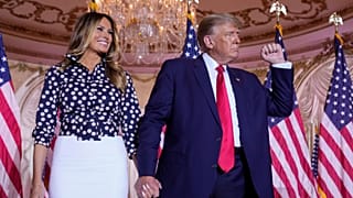ABD Başkanı Trump ile eşi Melanie Trump