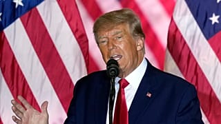 Donald Trump speaks at Mar-a-Lago in Palm Beach, Tuesday, Nov. 15, 2022.