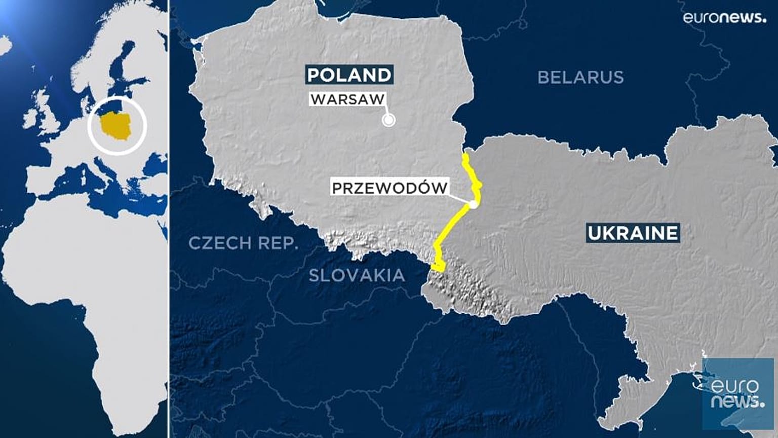 El mísil cayó en el municipio polaco de Przewodow