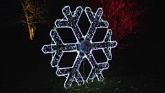 In London hat "Kew Botanicals Garden" die Weihnachtsbeleuchtung eingeschaltet