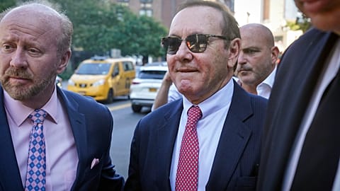 Spacey is facing multiple sexual assault allegations in the UK and will stand trial next year