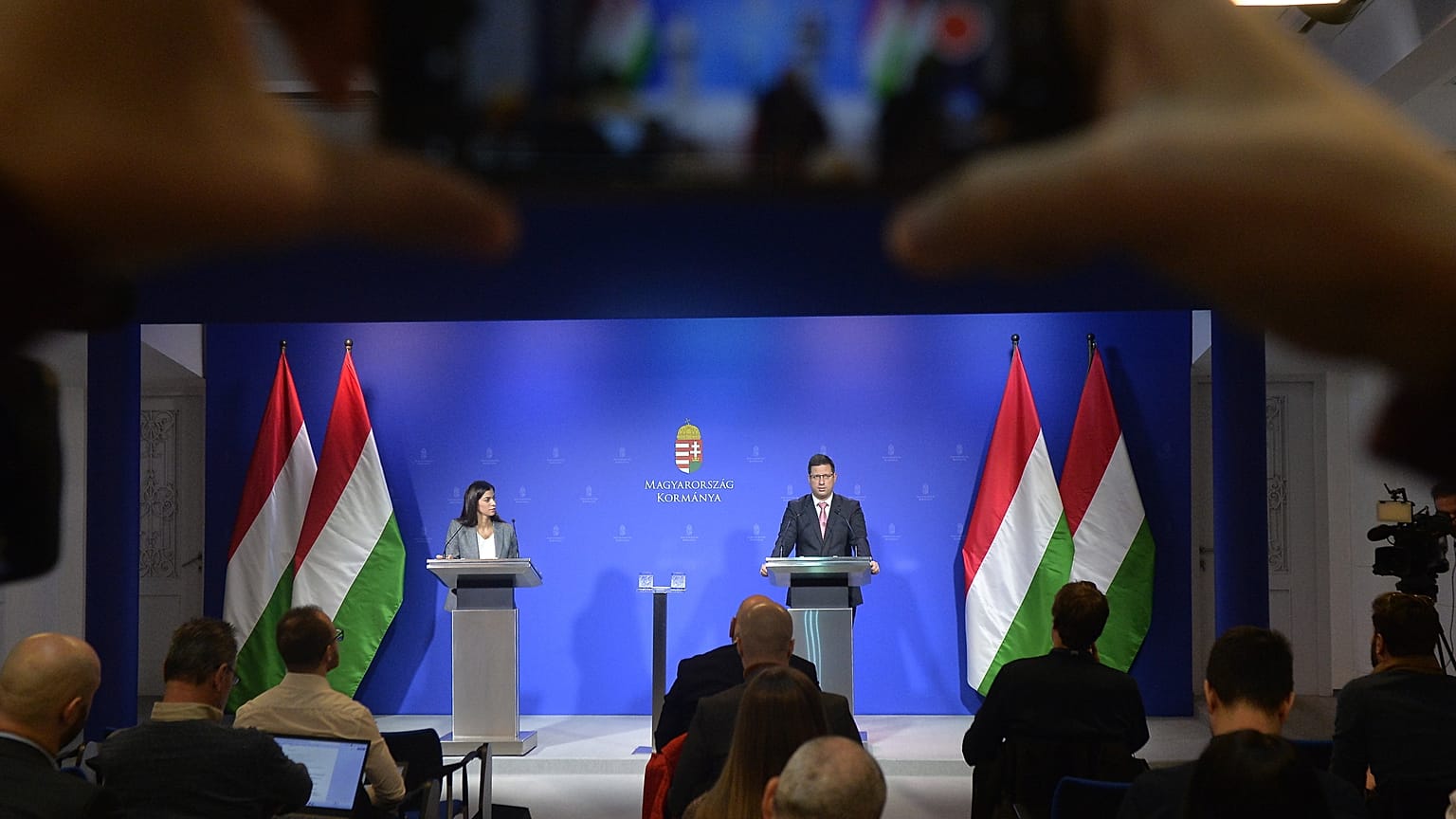 Egy korábbi kormányzati tájékoztató képe (illusztráció)