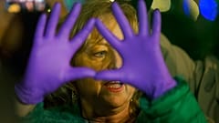 Мадрид, акция протеста против насилия 