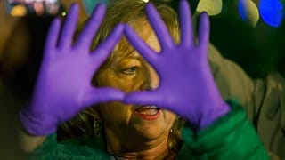 Мадрид, акция протеста против насилия