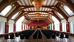 concert hall of Hotel castle Elmau in Kruen near Garmisch-Partenkirchen, Germany