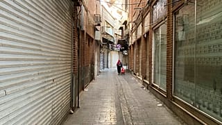 Les rues de Téhéran.