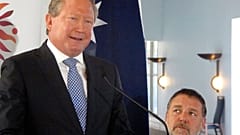 Az ausztrál filantróp, Andrew Forrest egy 2017-es konferencián