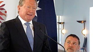 Az ausztrál filantróp, Andrew Forrest egy 2017-es konferencián