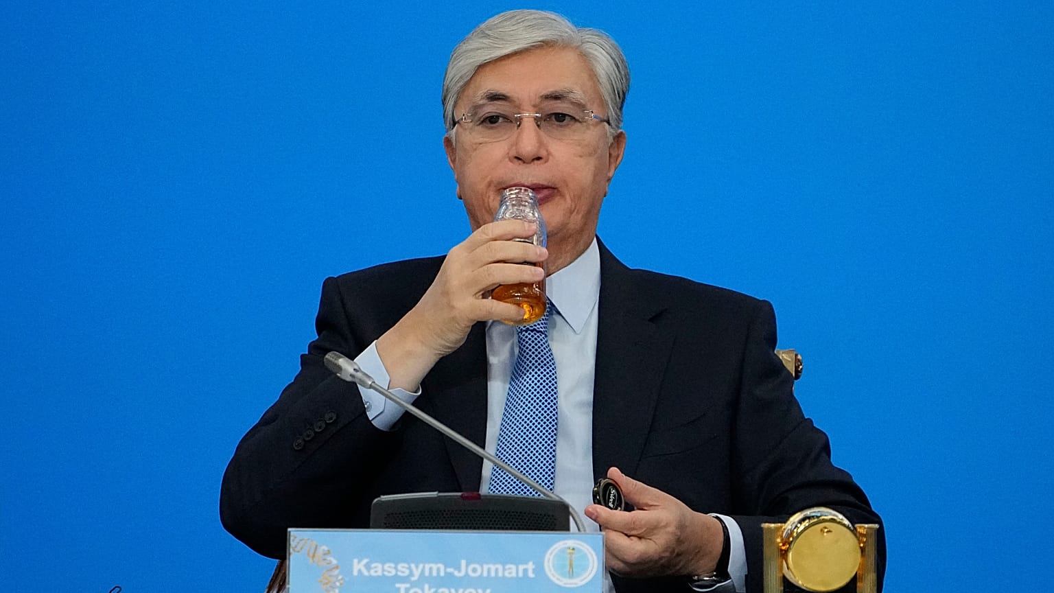 Der kasachische Präsident Kassim-Schomart Tokajew