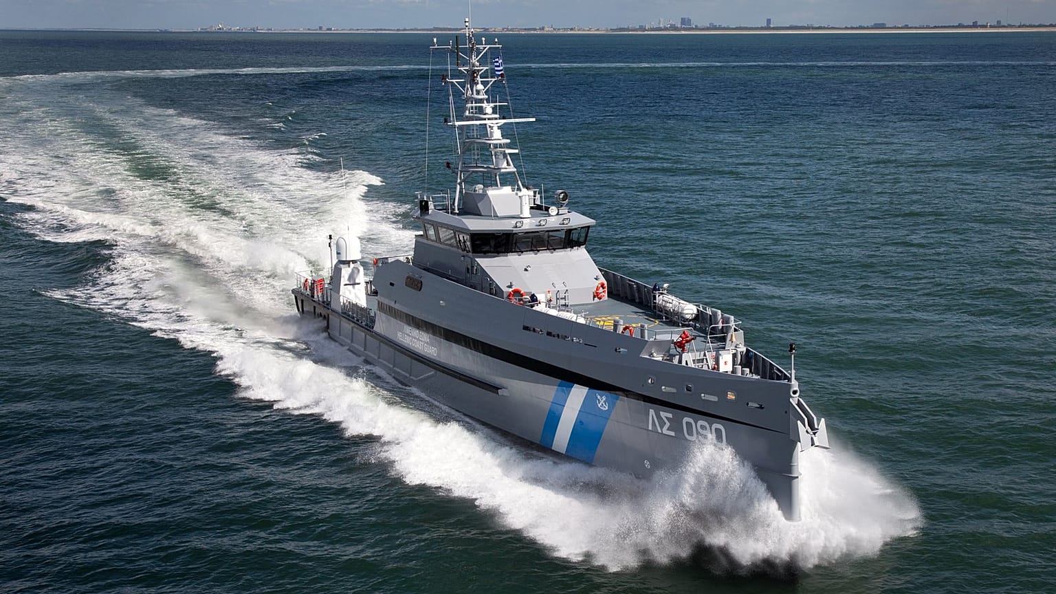 Two Greek coast guard patrol boats were deployed in the operation.