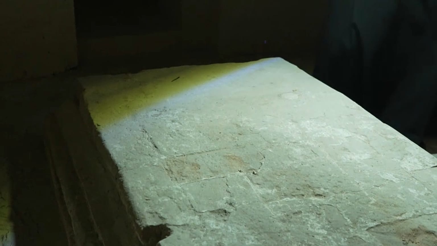 A talapzat, ahonnan eltűntek Patyomkin herceg földi maradványai.