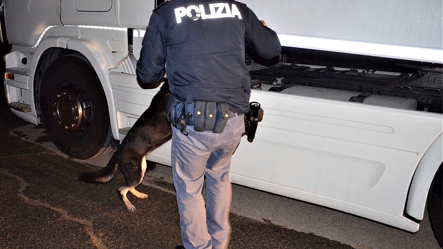 Italian police conducts investigation that led to the issue of 18 arrest warrants for alleged Italian and Tunisian migrant smugglers. Thursday, 17 November 2022.