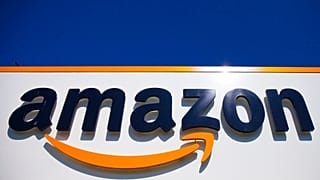 Logotipo de Amazon en Douai, Francia