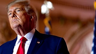 Former President Donald Trump announces he is running for president for the third time