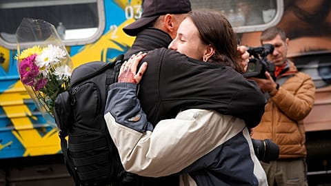 "Поезд победы" прибыл в Херсон из Киева