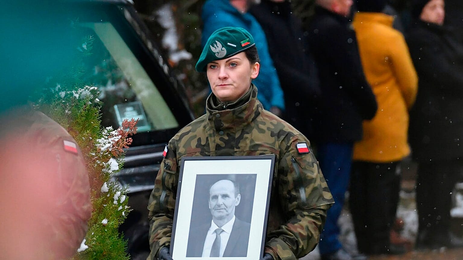 Funeral en Polonia por la víctima de un misil