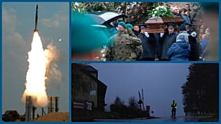 Egy SZ-300 rakéta kilövése Szíriában, Bogusław Wos temetése Przewodówban, rendőri ellenőrzőpont a falu bejáratánál
