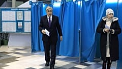 Kazakistan Cumhurbaşkanı Kasım Cömert Tokayev oyunu kullandı