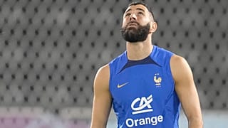 Karim Benzema trainierte noch am Samstag - Stunden später war er bereits auf dem Heimflug