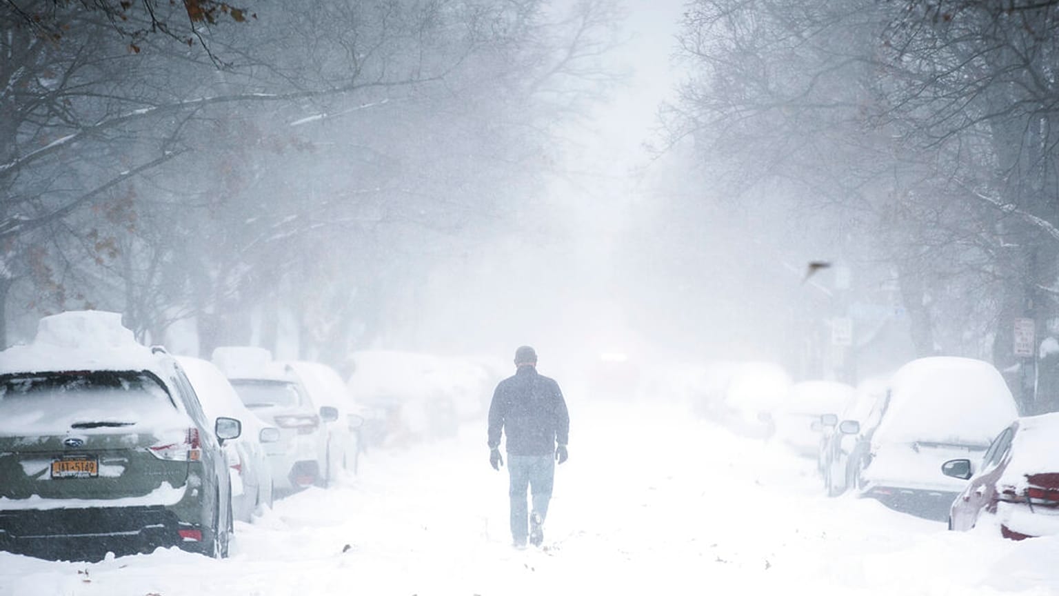 Schneemassen in Buffalo im US-Bundesstaat New York