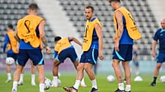 Harry Kane und Co. beim Training in Katar