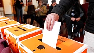 A kép illusztráció, egy korábbi általános választás idején készült Aucklandben