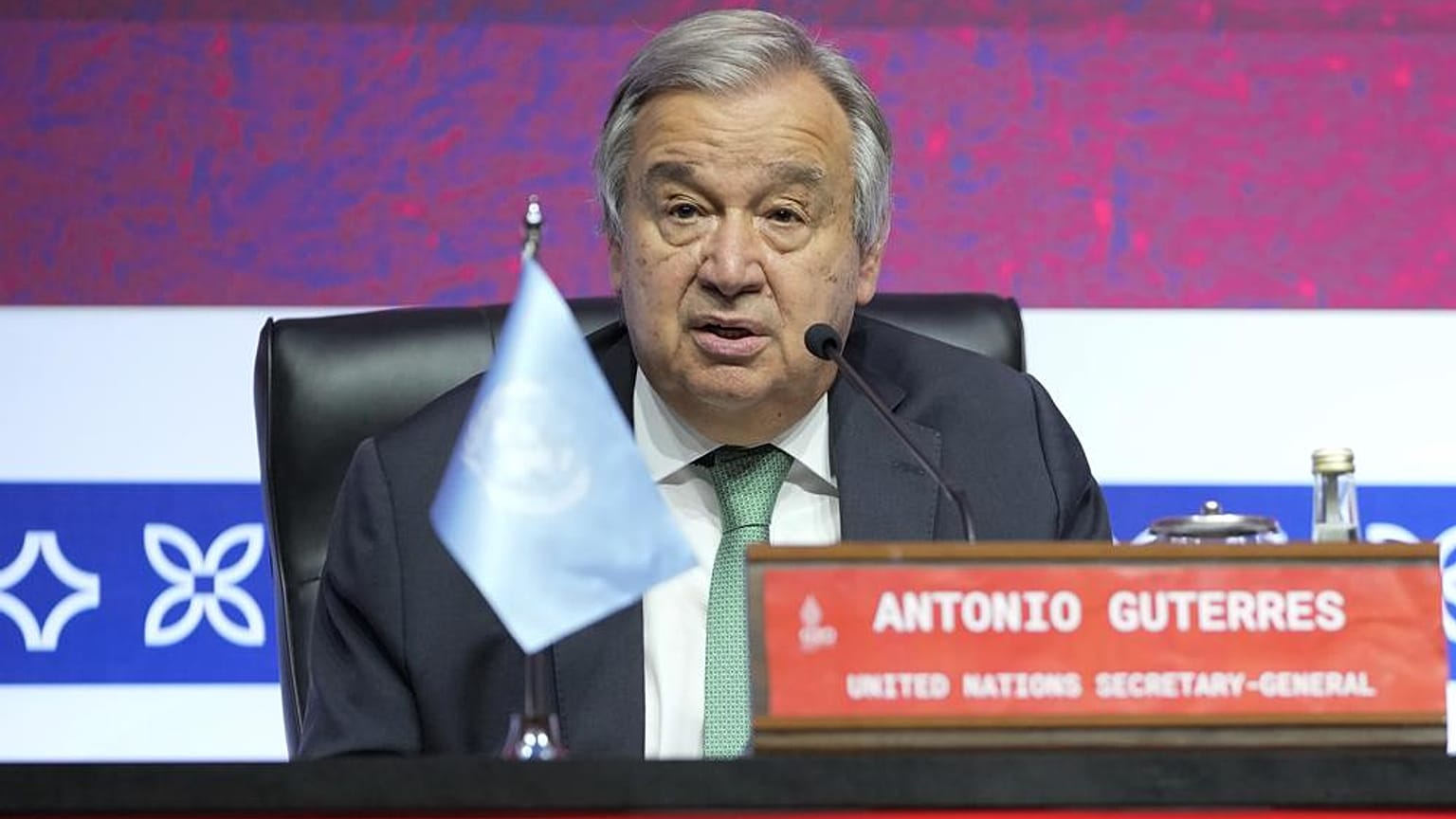 Birleşmiş Milletler Genel Sekreteri Antonio Guterres