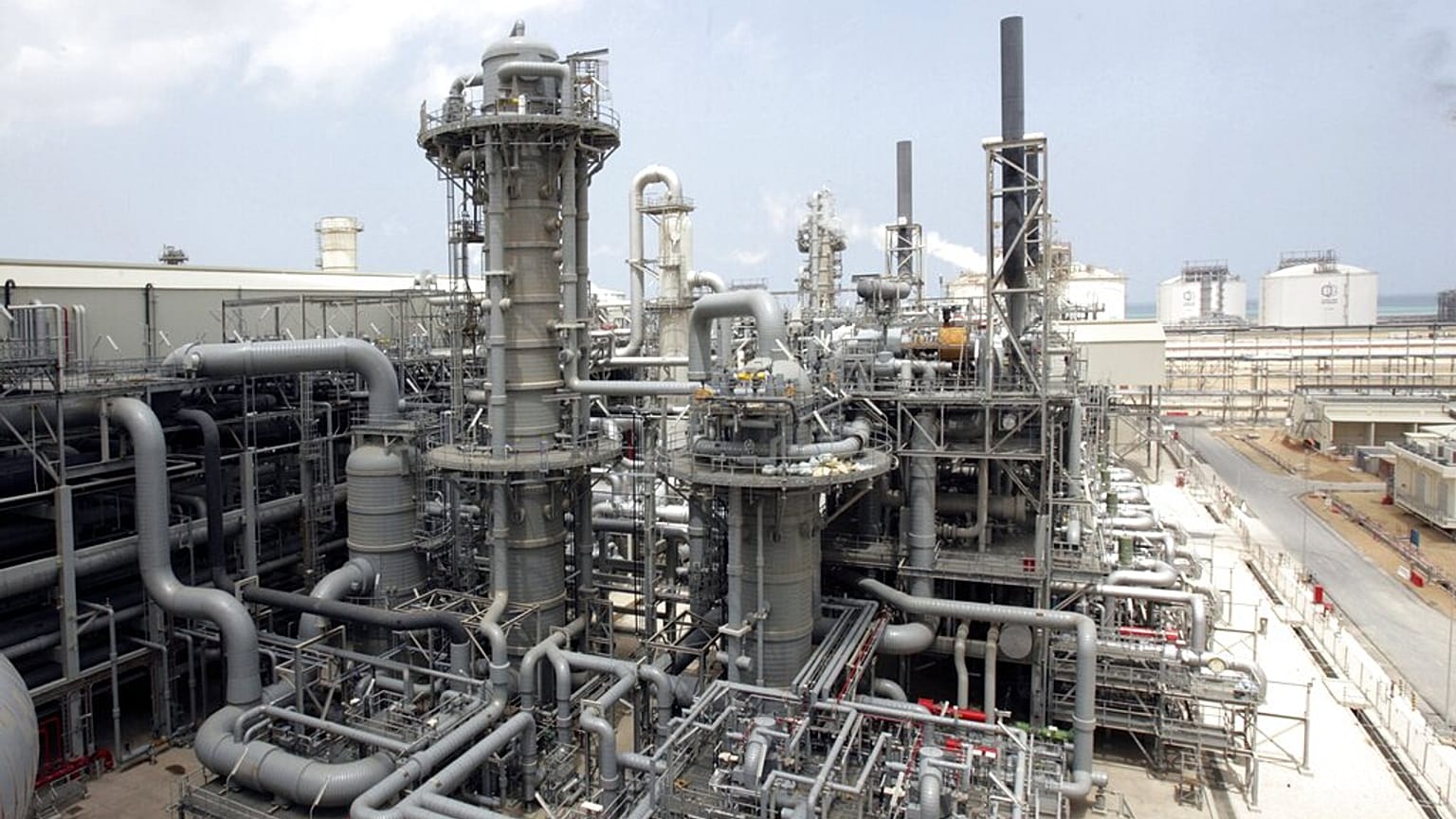 Qatargas'a ait üretim tesisi