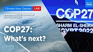 The Climate Now Debate is taking place on November 23 at 11 am CET.