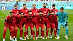 Csapatkép: az iráni labdarúgó-válogatott az Anglia elleni vb-meccs előtt