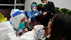 Massentestungen am gestrigen Montag in Peking