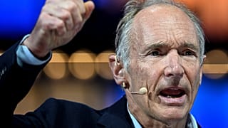 Sir Tim Berners-Lee, créateur du World Wide Web, au Web summit à Lisbonne le 4 novembre 2022
