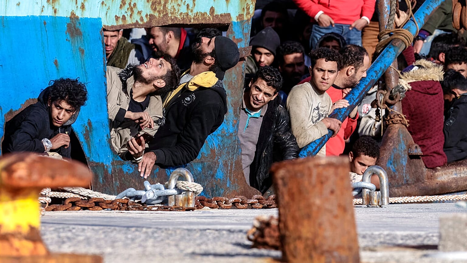 Μετανάστες στην Παλαιοχώρα Χανίων - φώτο αρχείου
