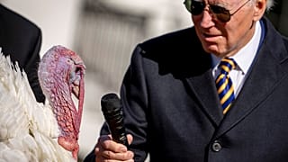 US-Präsident Biden begnadigt die Truthähne Chocolate und Chip vor Thanksgiving