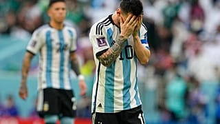 Lionel Messi beim Spiel gegen Saudi-Arabien
