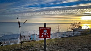 "Vorsicht, Minen" Ukraines Küste am Schwarzen Meer liegt an der Front