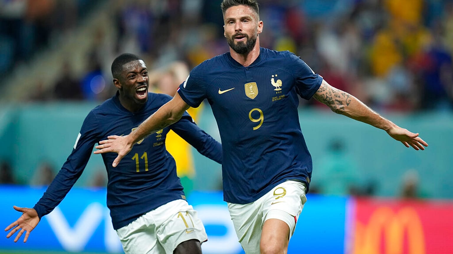 Francia empezó perdiendo, pero terminó por remontar el partido y darse un festín con dos goles de Giroud, uno de Rabiot y otro Mbappé