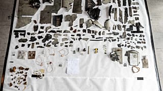 قطعات ارسالی به آزمایشگاه سنتکام از پهپاد اصابت شده به نفتکش با پرچم لیبریا