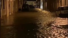 Hochwasser-Alarm in vielen Teilen Italiens wie hier in Rom 