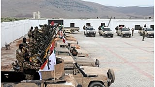 مقاتلون من فرقة السلطان سليمان شاه المدعومة من تركيا 