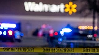 Police tape cordons off the scene of a fatal shooting at a Chesapeake, Va., Walmart Tuesday, Nov. 22, 2022.