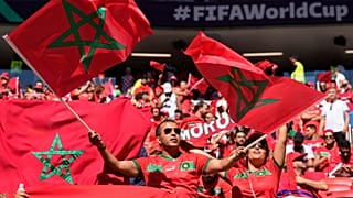 مشجعو المنتخب المغربي في استاد البيت في مدينة الخور - قطر 23/11/2022