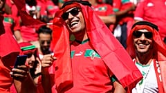 جماهير المغرب في ملعب البيت في الخور لمشاهدة مباراة المنتخب المغربي والكرواتي خلال منافسات كأس العالم في قطر، الأربعاء 23 نوفمبر 2022