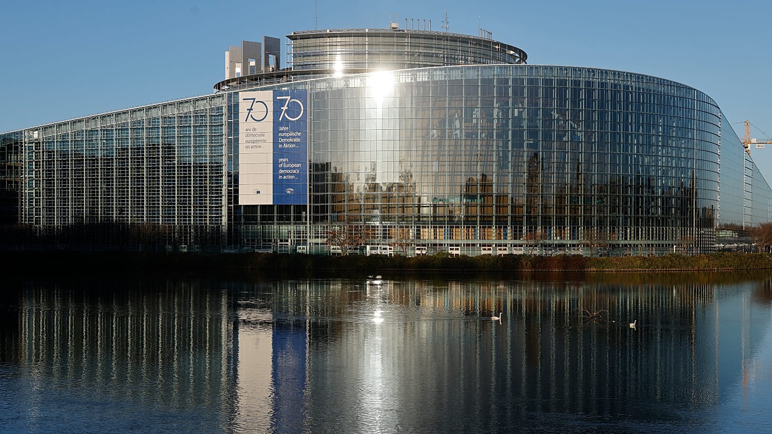 Das Europäische Parlament in Straßburg