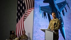 ABD askerlerinin Al Udeid Hava Üssü'nde görev değişimi
