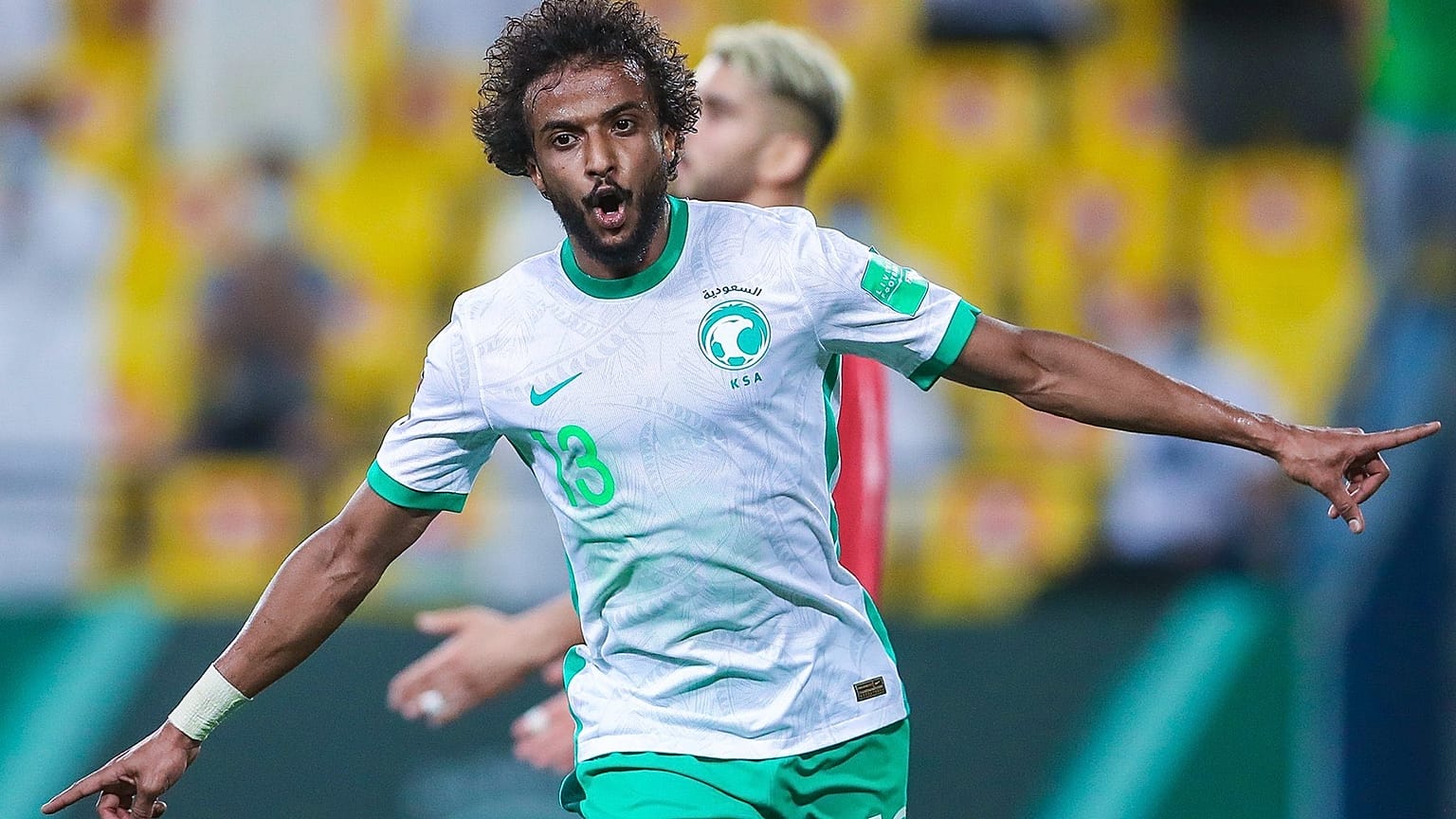 اللاعب السعودي ياسر الشهراني 