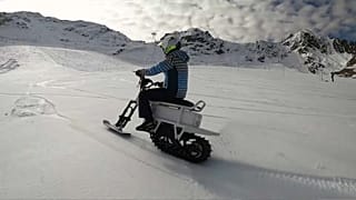 Ein Moonbike in Aktion in Ischgl