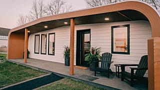 For the first time, researchers have 3D-printed a home made entirely from natural materials.