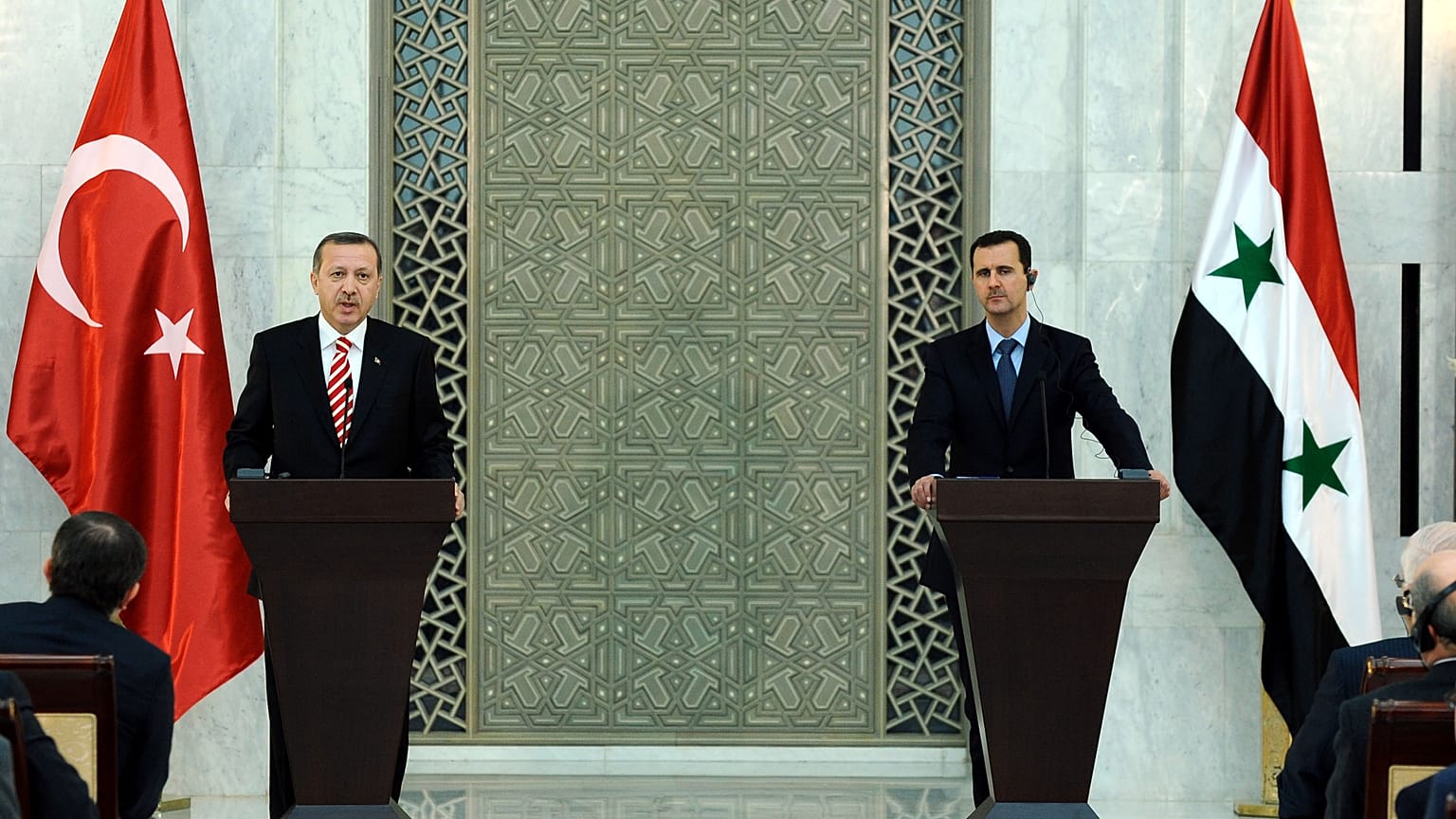 İki liderin 2009'daki görüşmesinden bir kare