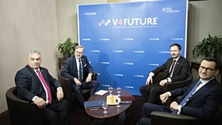 A V4-ek miniszterelnökei kassai csúcstalálkozójukon
